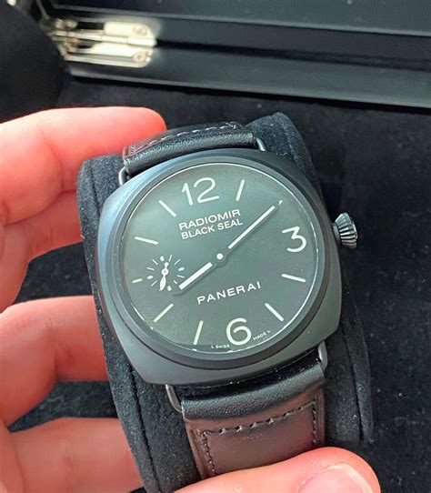 panerai black seal ceramic review|radiomir panerai watch price.